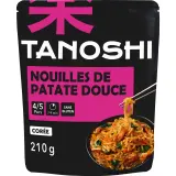 TANOSHI Nouilles de patate douce à cuire pour japchae coréen en sachet