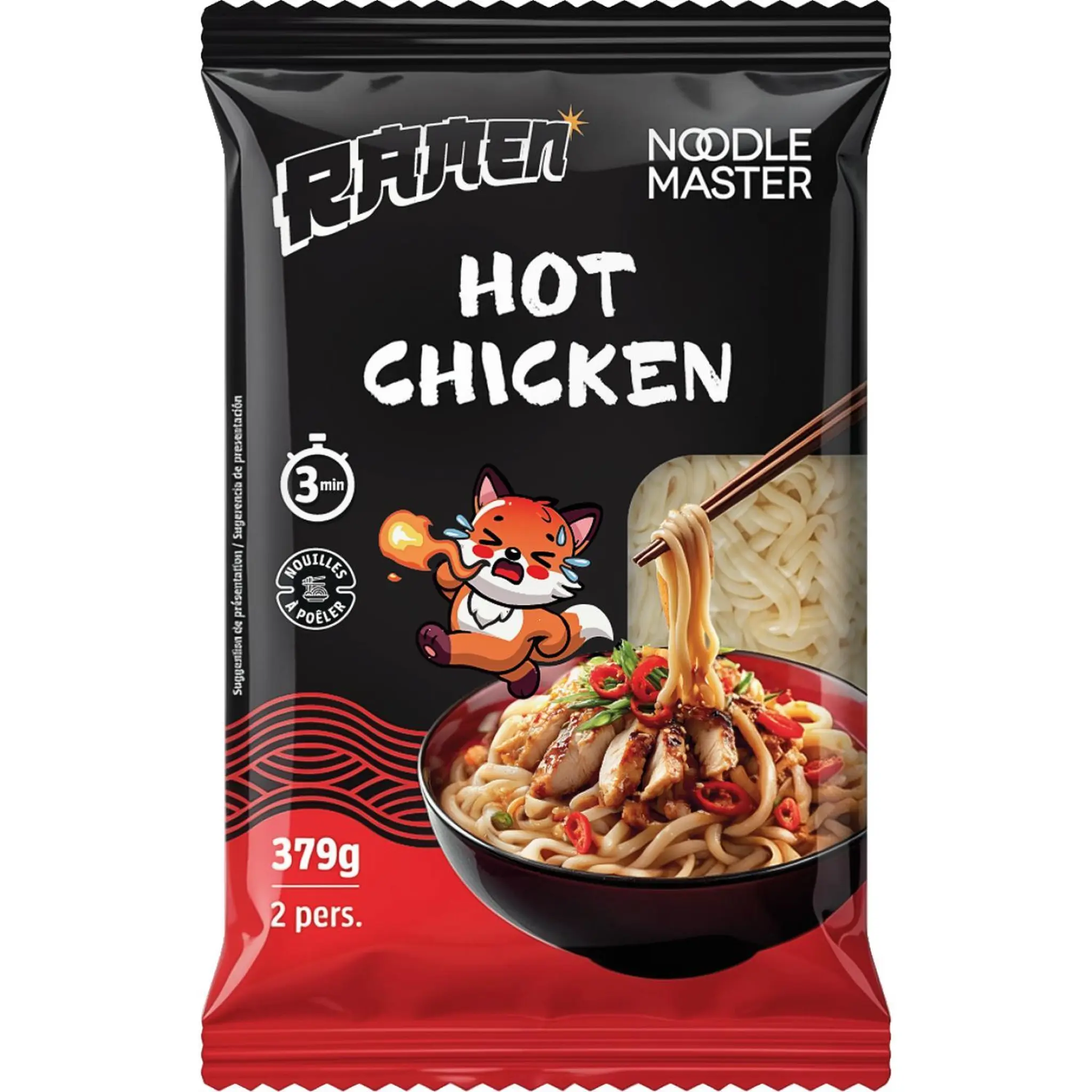 NOODLE MASTER Nouilles udon au poulet pimenté