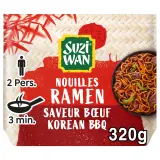 SUZI WAN Nouilles précuites wok ramen Korean BBQ