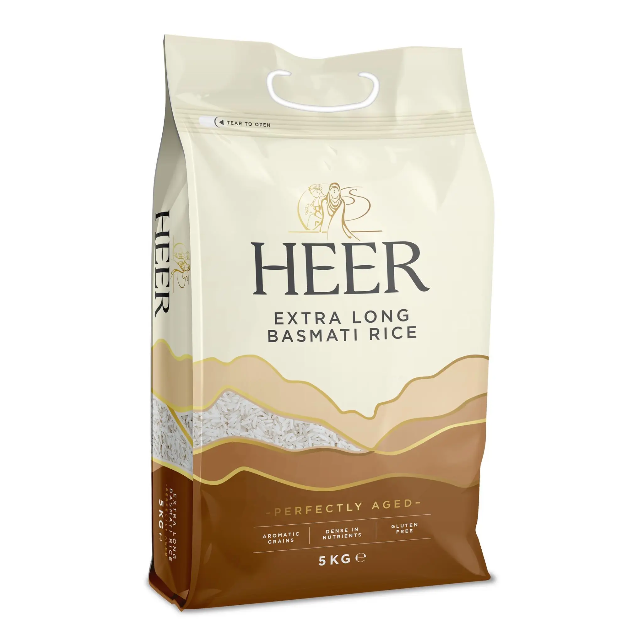 HEER Riz basmati supérieur extra long