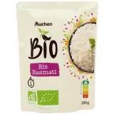 AUCHAN BIO Riz basmati sachet express