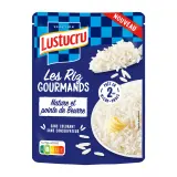 LUSTUCRU Les riz gourmands riz nature avec pointe de beurre 2min au micro-ondes