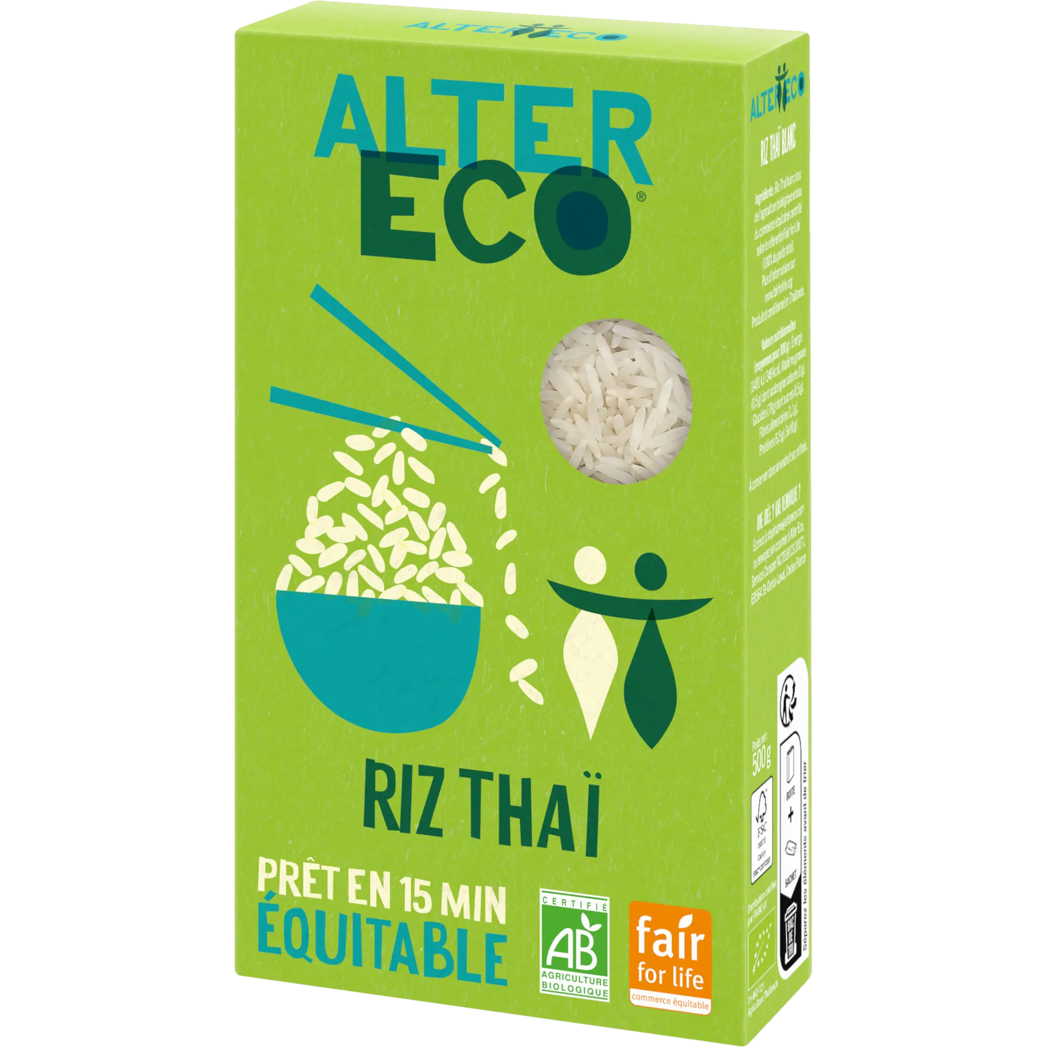 ALTER ECO Riz thaï bio et équitable