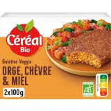 CÉRÉAL BIO Galettes orge et boulgour au chèvre et miel bio