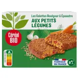 CÉRÉAL BIO Galettes épeautre et boulgour aux petits légumes