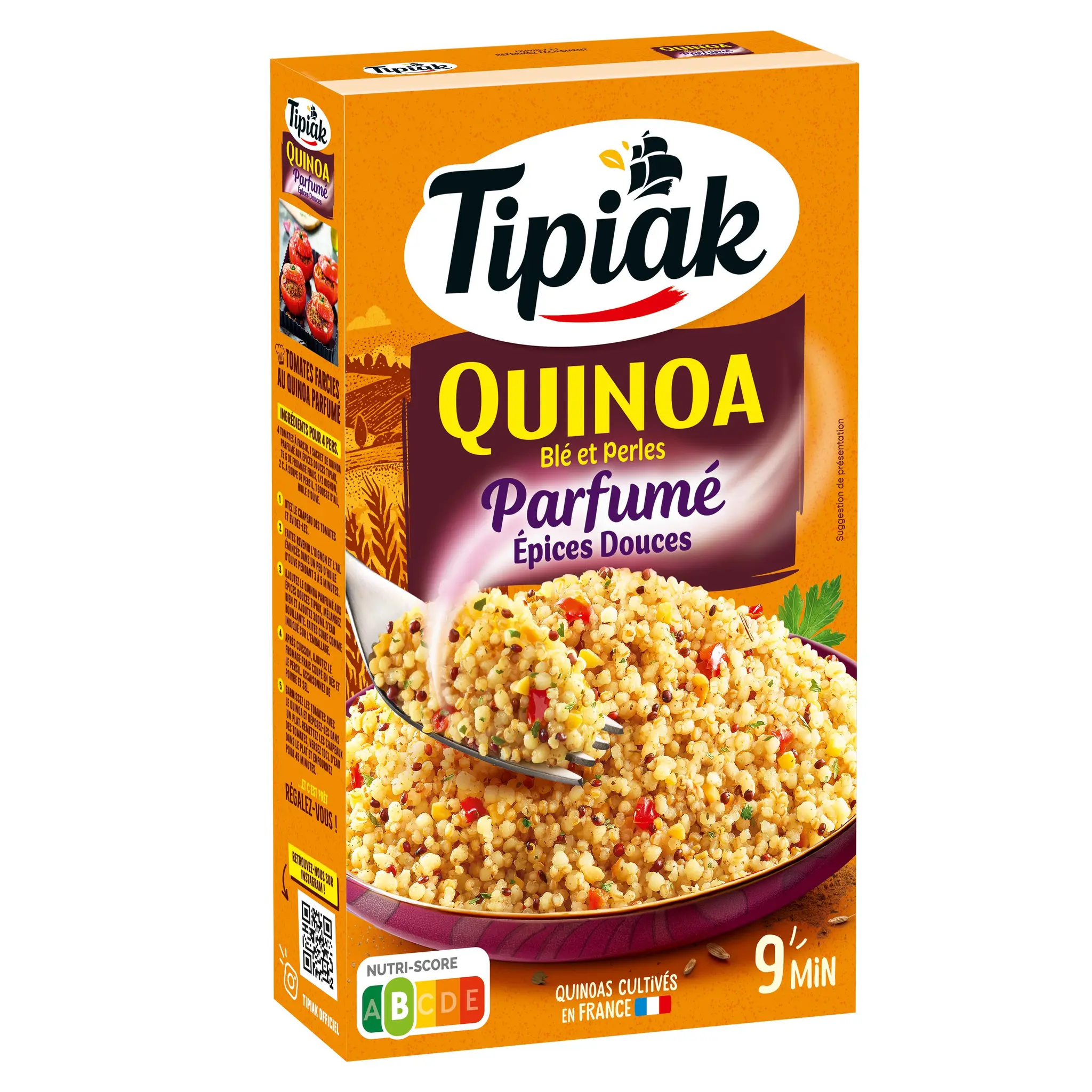 TIPIAK Quinoa gourmand parfumé aux épices douces
