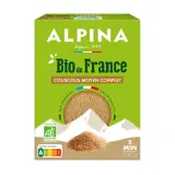 ALPINA SAVOIE Couscous complet bio grains moyens