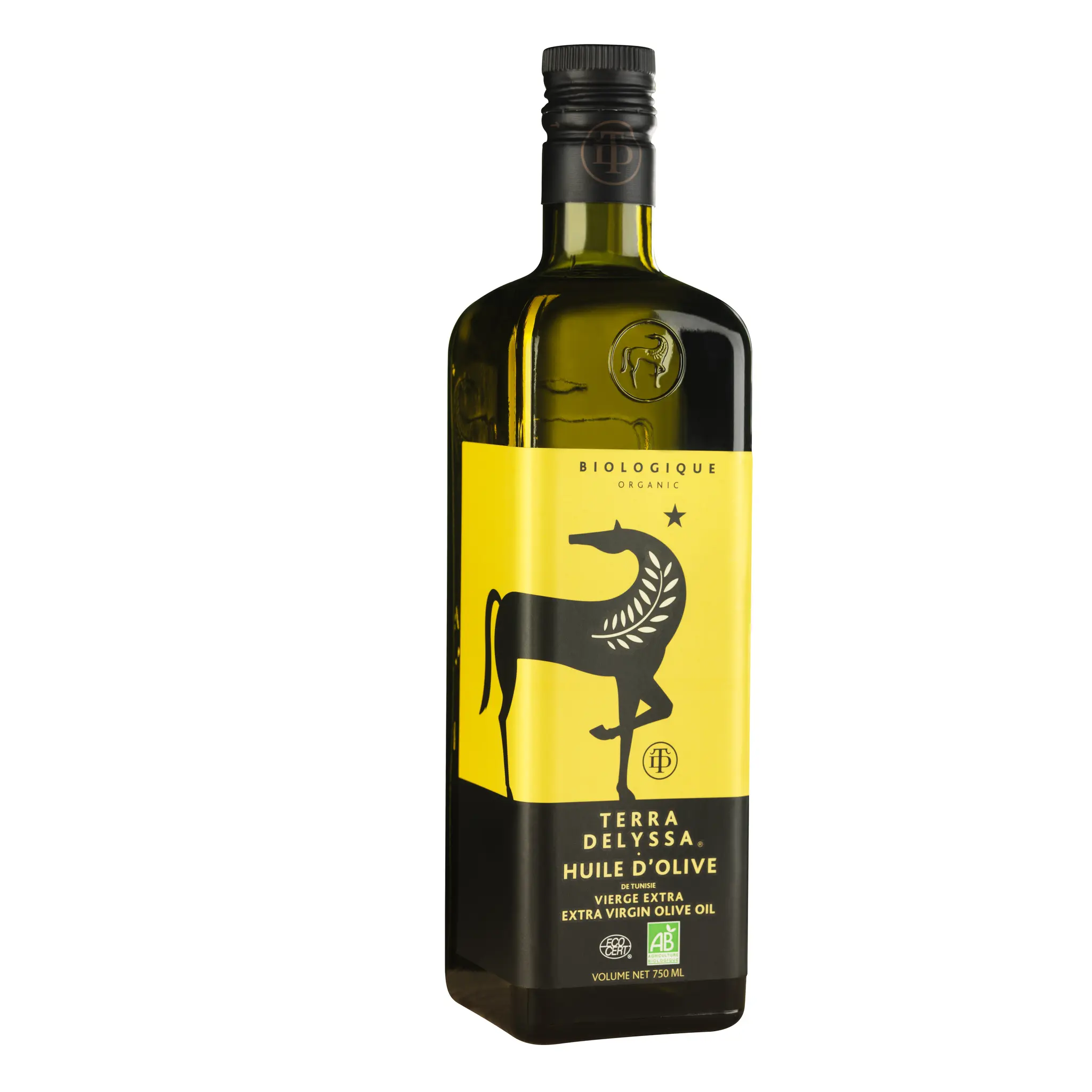 TERRA DELYSSA Huile d'olive vierge extra de Tunisie bio