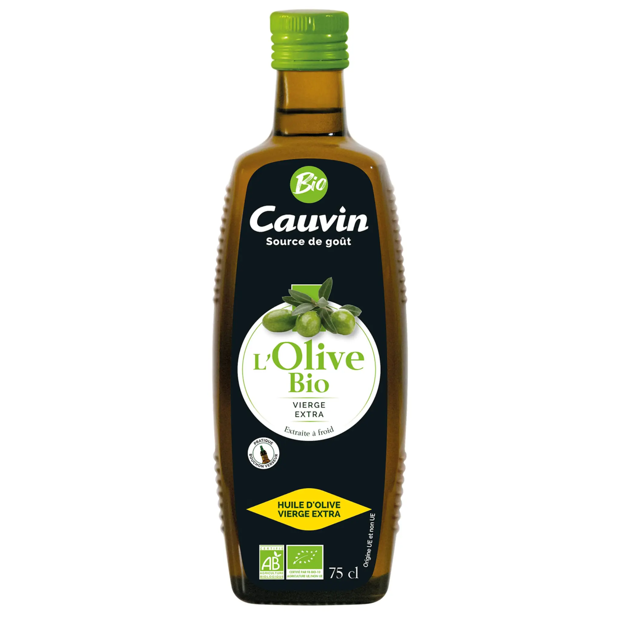 CAUVIN Huile d'olive vierge extra bio