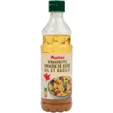AUCHAN Vinaigrette au vinaigre de xérès ail et basilic
