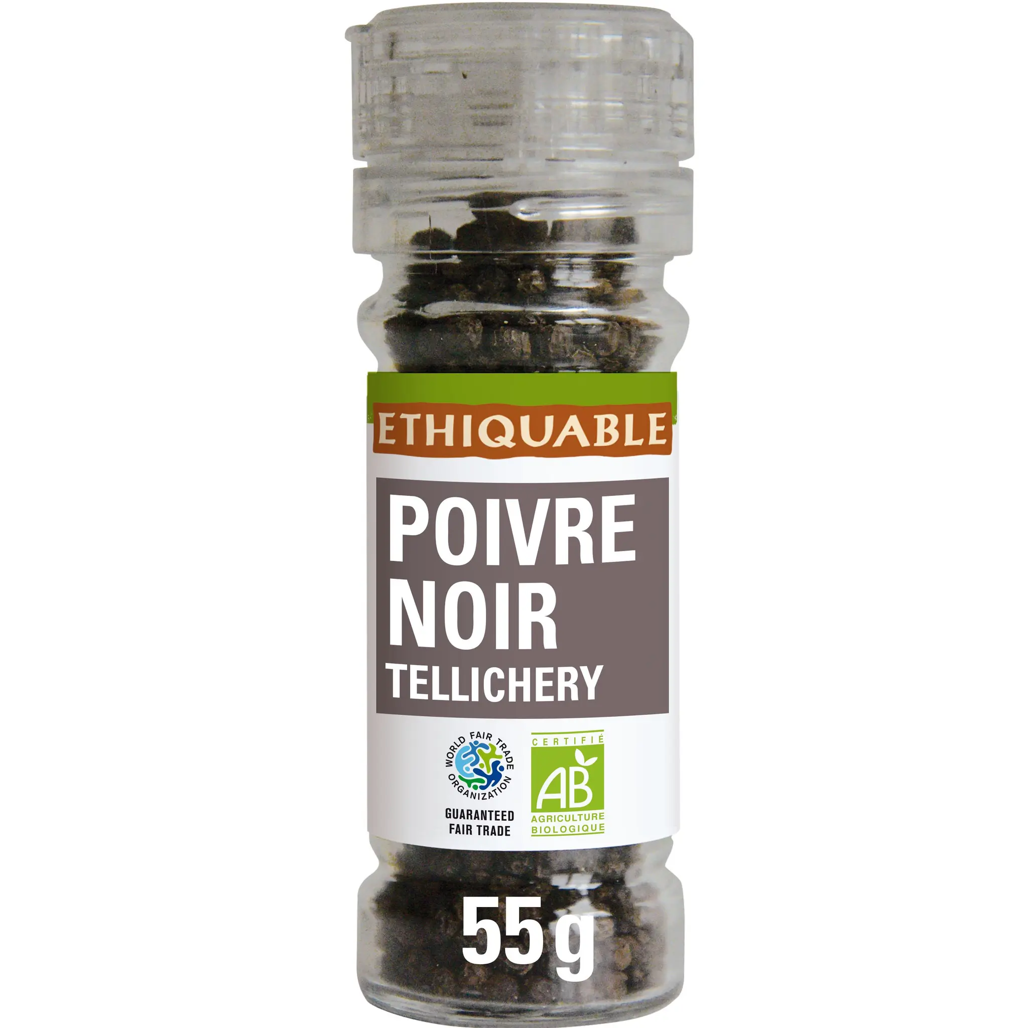 ETHIQUABLE Poivre noir bio du kérala