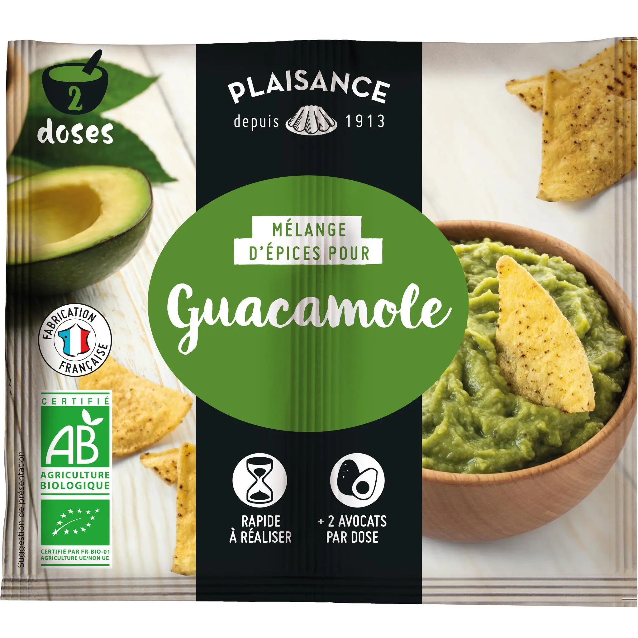 PLAISANCE BIO Épices pour guacamole bio