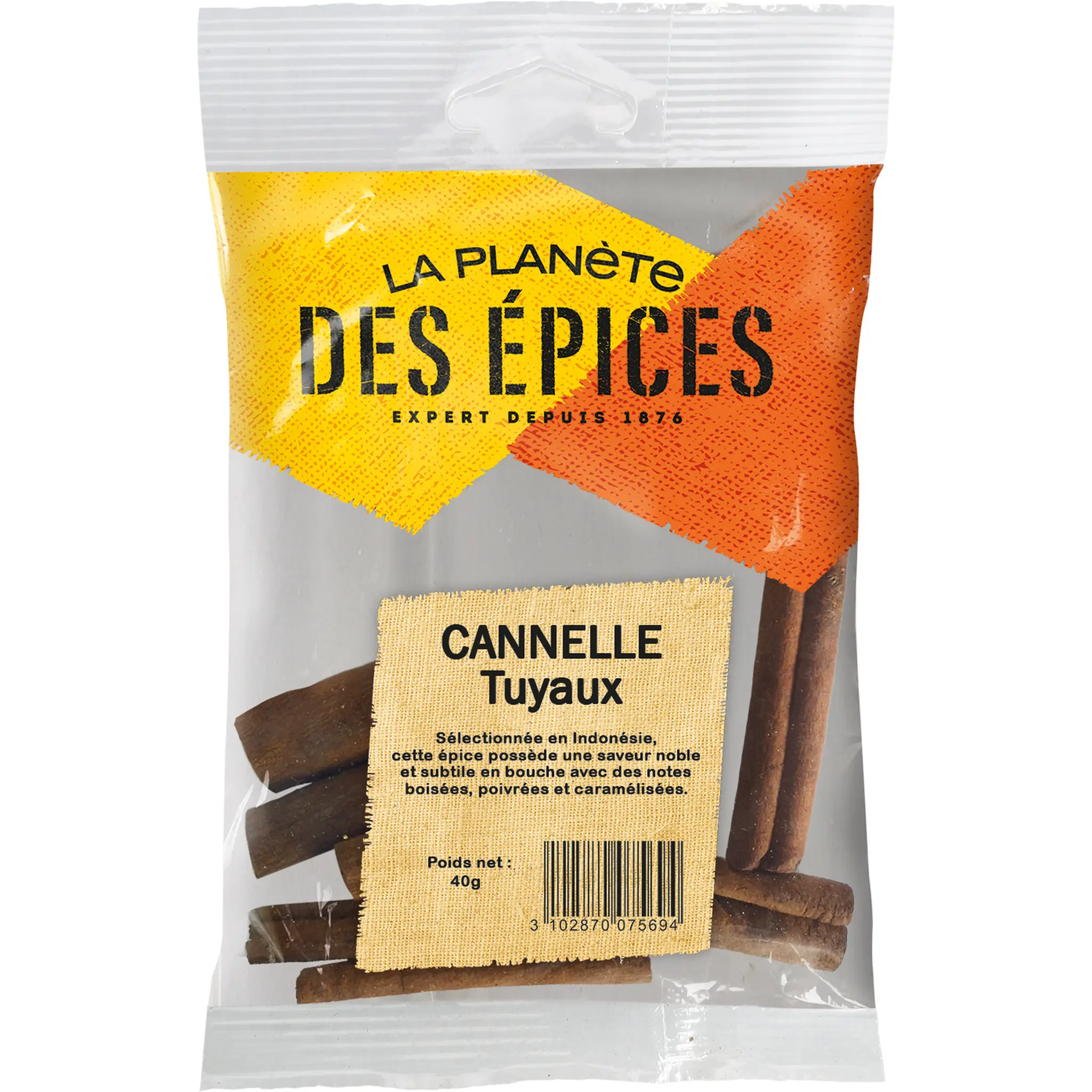 LA PLANETE DES EPICES Cannelle tuyaux