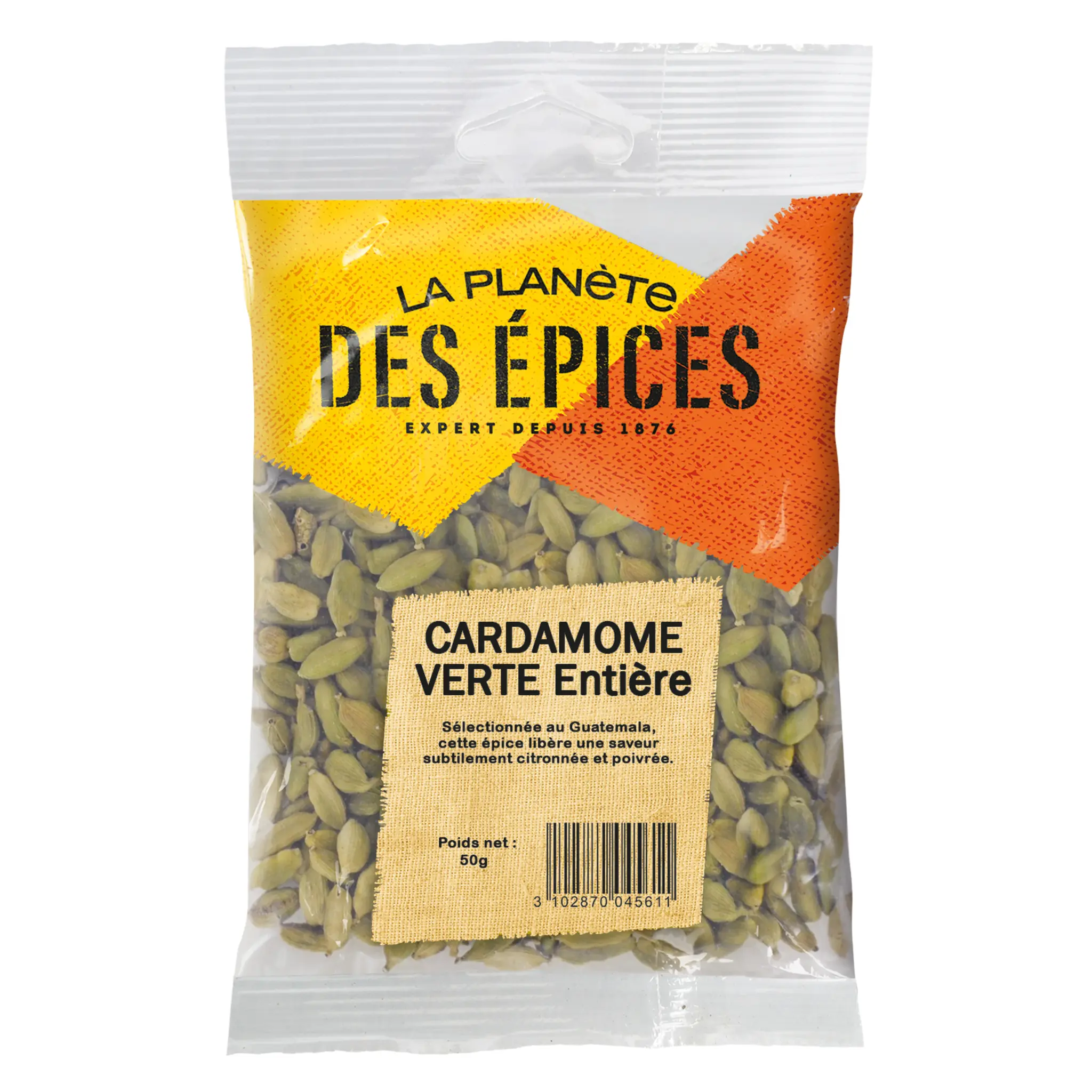 LA PLANETE DES EPICES Cardamome verte entière