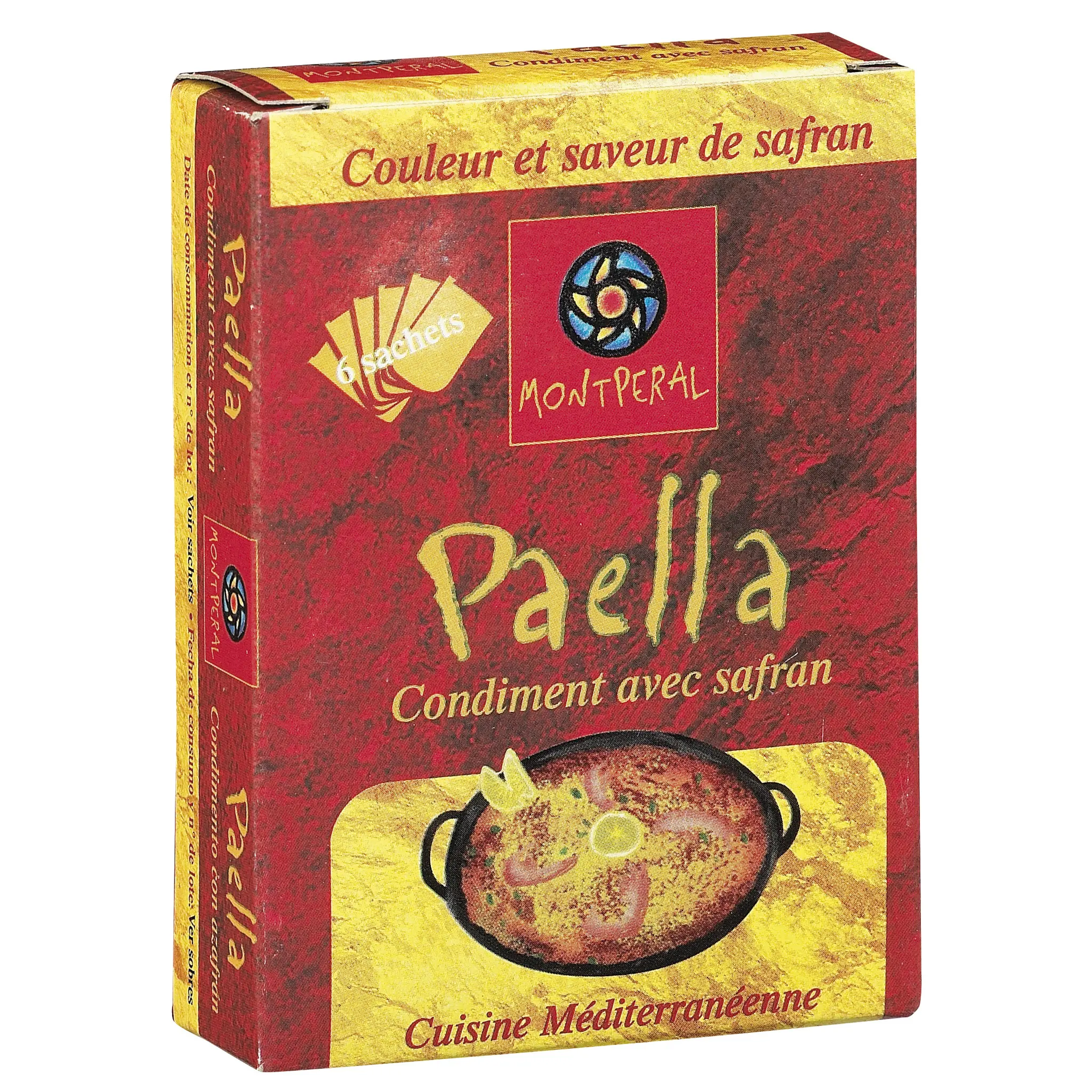 MONTPERAL Condiment à paella avec safran
