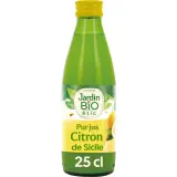 JARDIN BIO ETIC Pur jus de citron bio origine Sicile