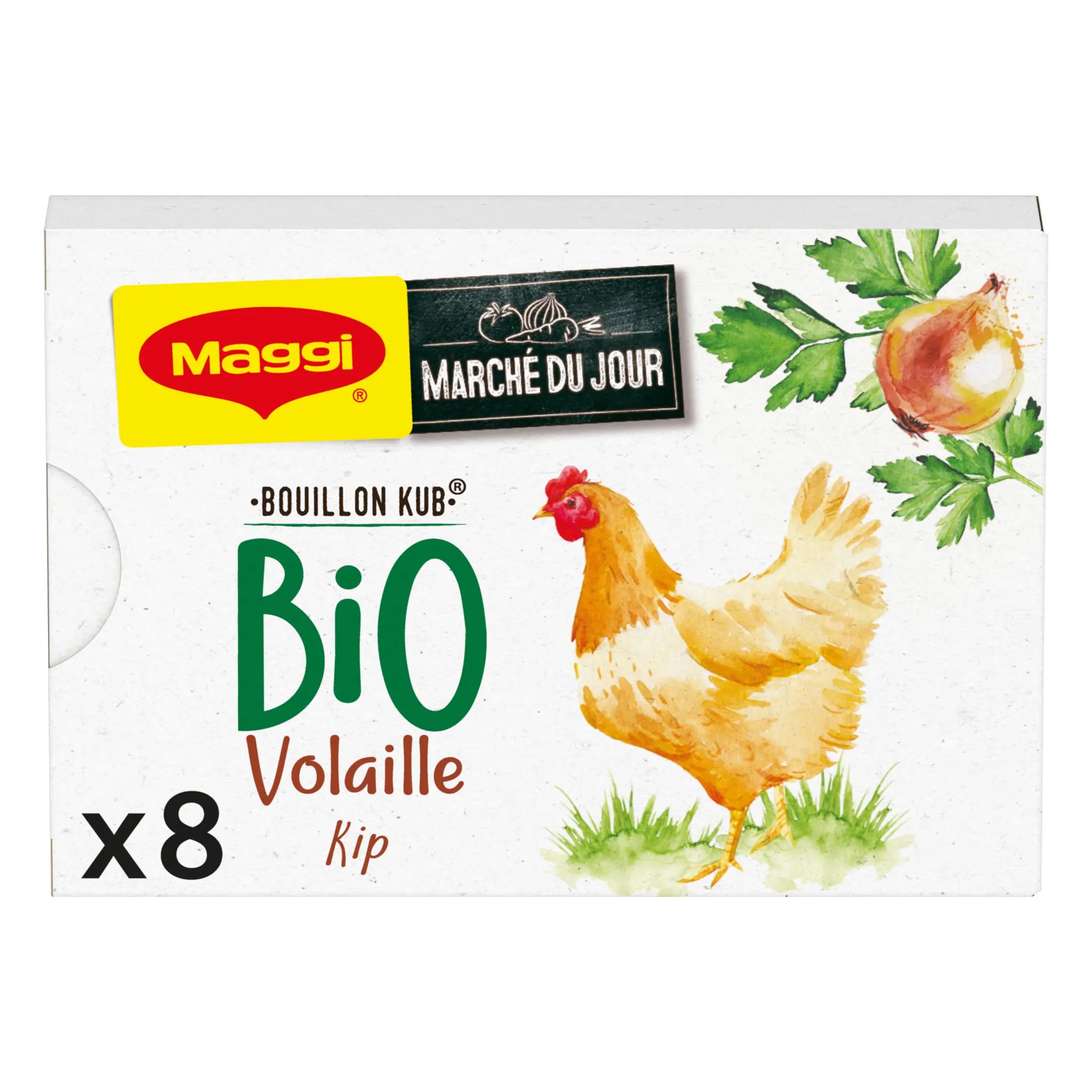 MAGGI Bouillon Kub de volaille bio