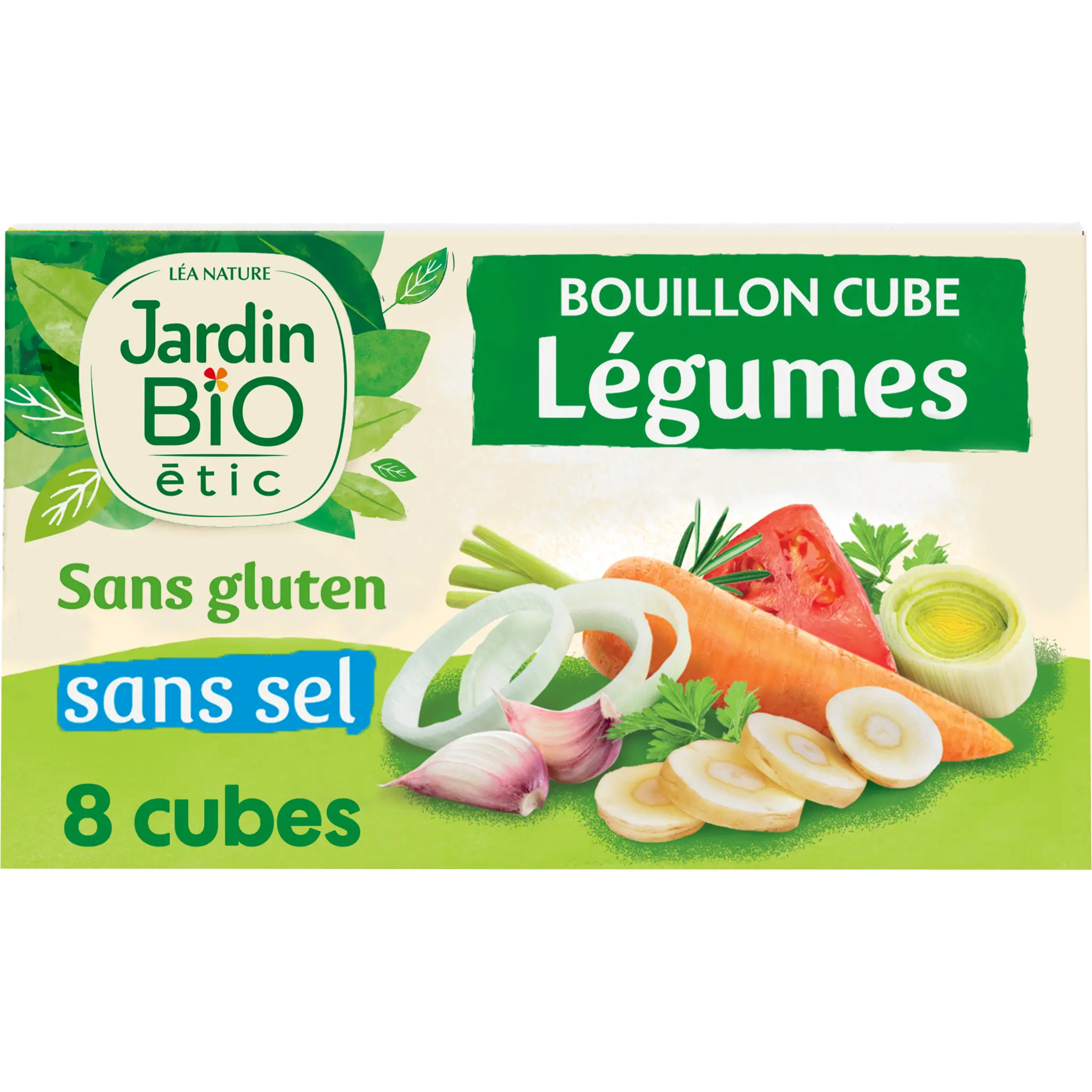 JARDIN BIO ETIC Bouillon cube de légumes sans sel ni gluten