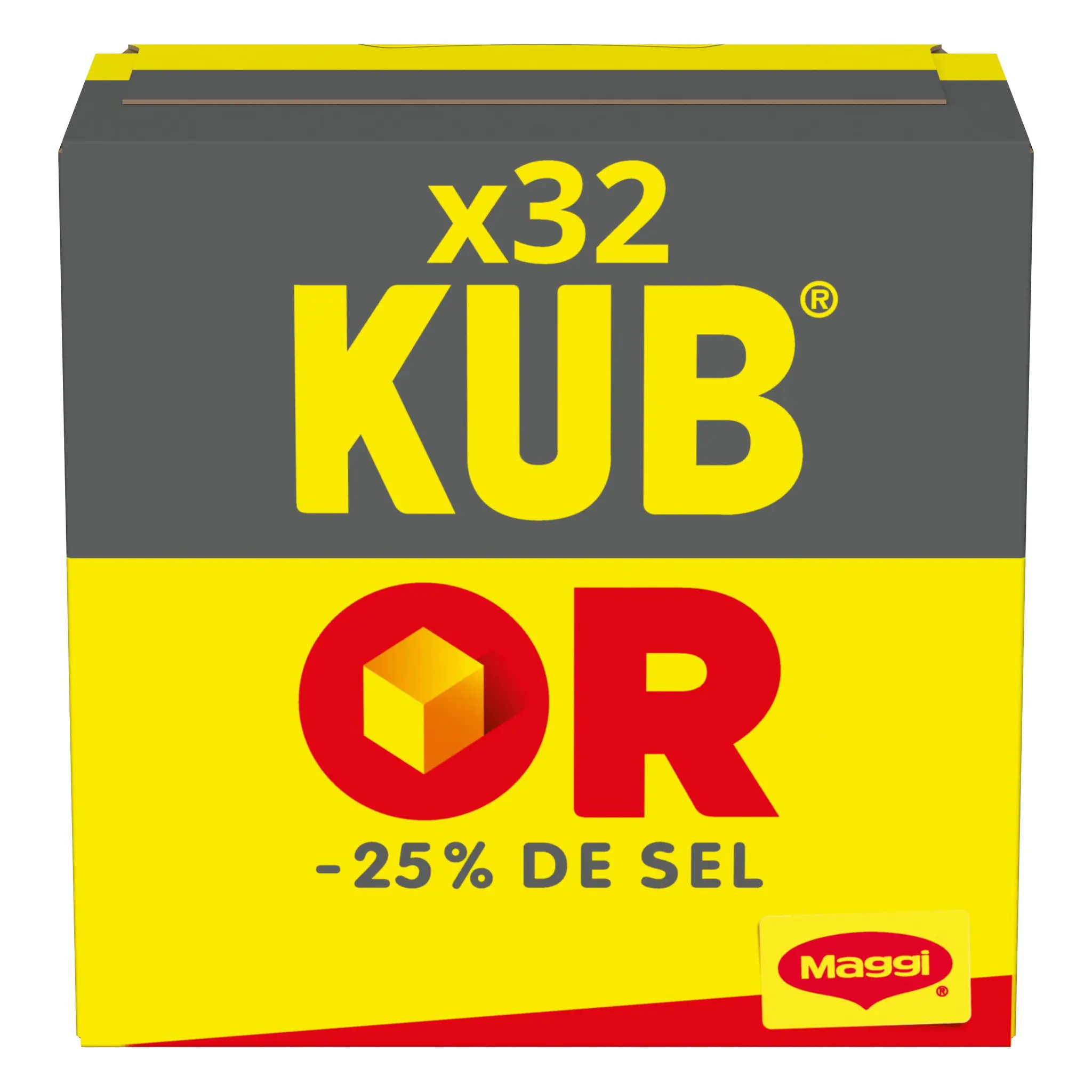 MAGGI Bouillon Kub or avec -25% de sel 100% végétal