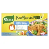 KNORR Bouillon de poule faible matières grasses en cube