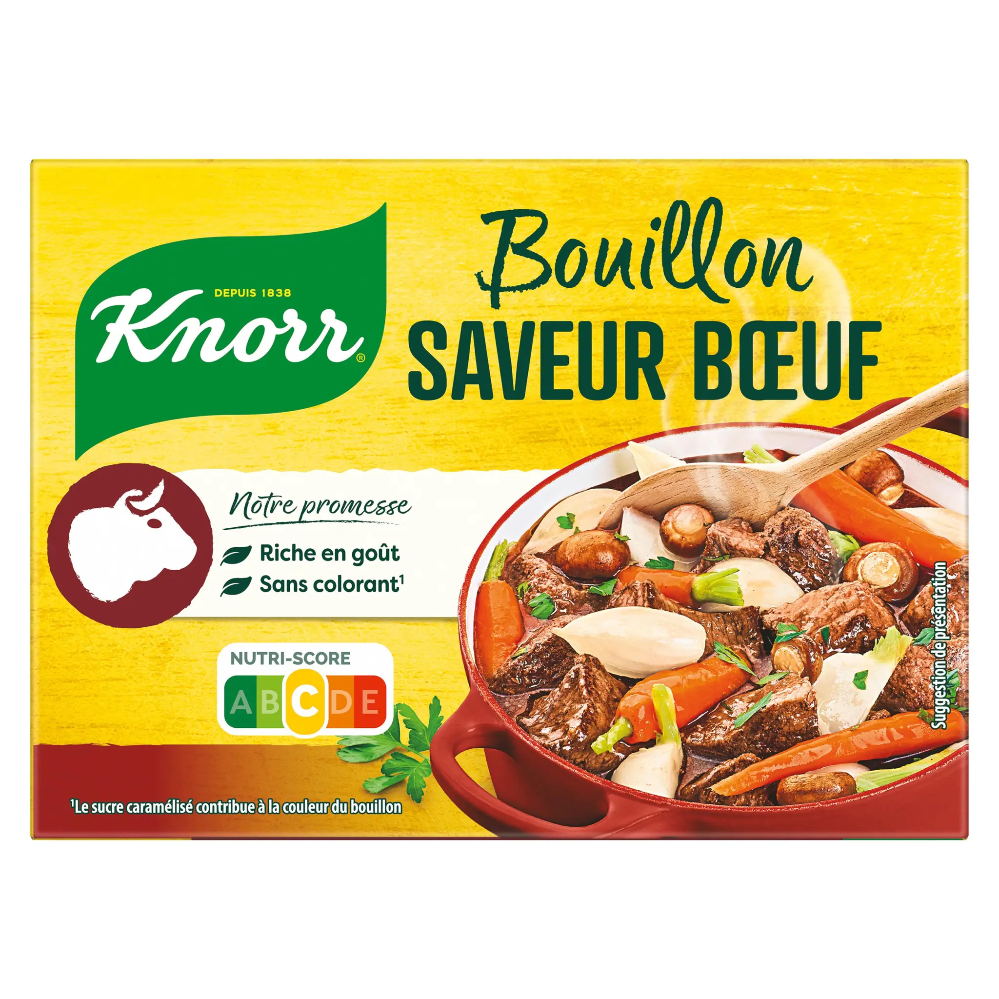 KNORR Bouillon en cubes saveur boeuf
