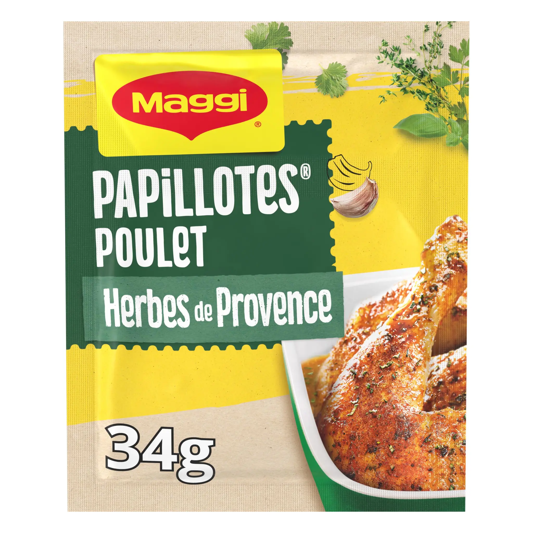 MAGGI Papillotes poulet et herbes de Provence