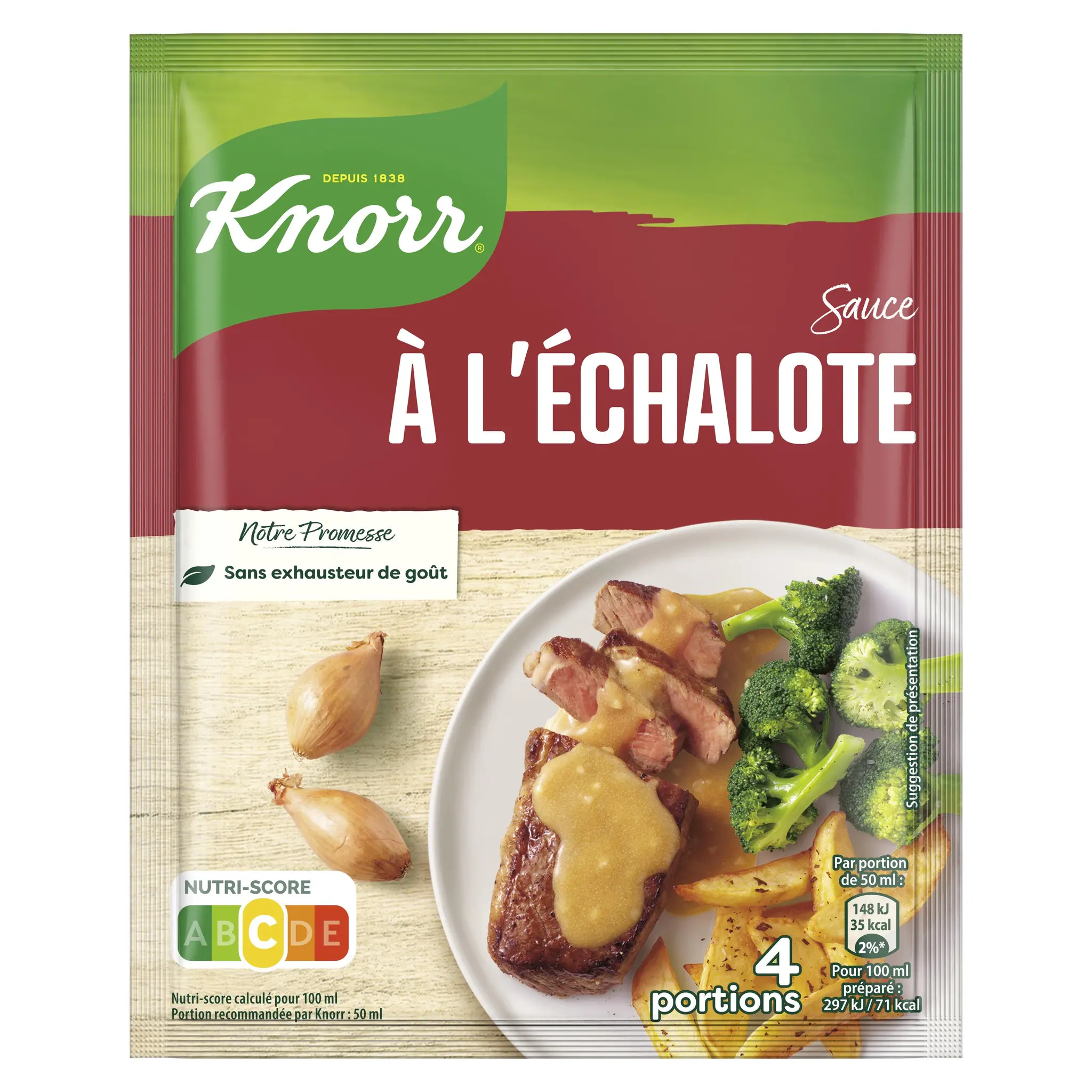 KNORR Sauce échalote déshydratée en sachet