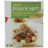 AUCHAN Sauce poivre vert déshydratée en sachet