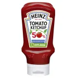 HEINZ Tomato ketchup réduit sucre et sel flacon souple