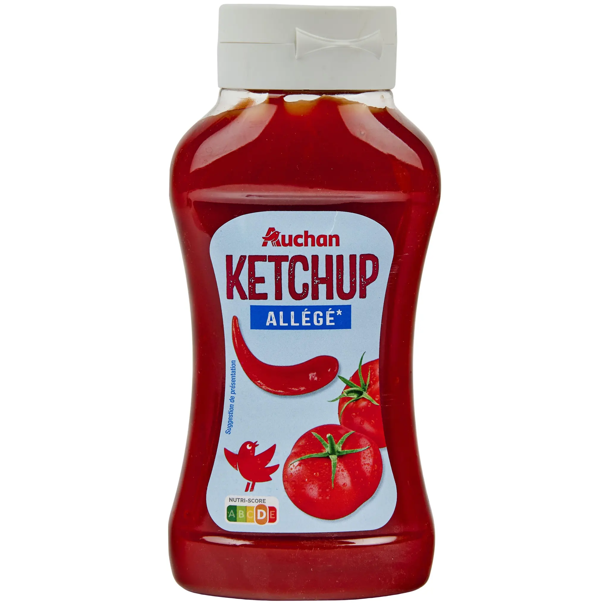 AUCHAN Ketchup allégé flacon souple