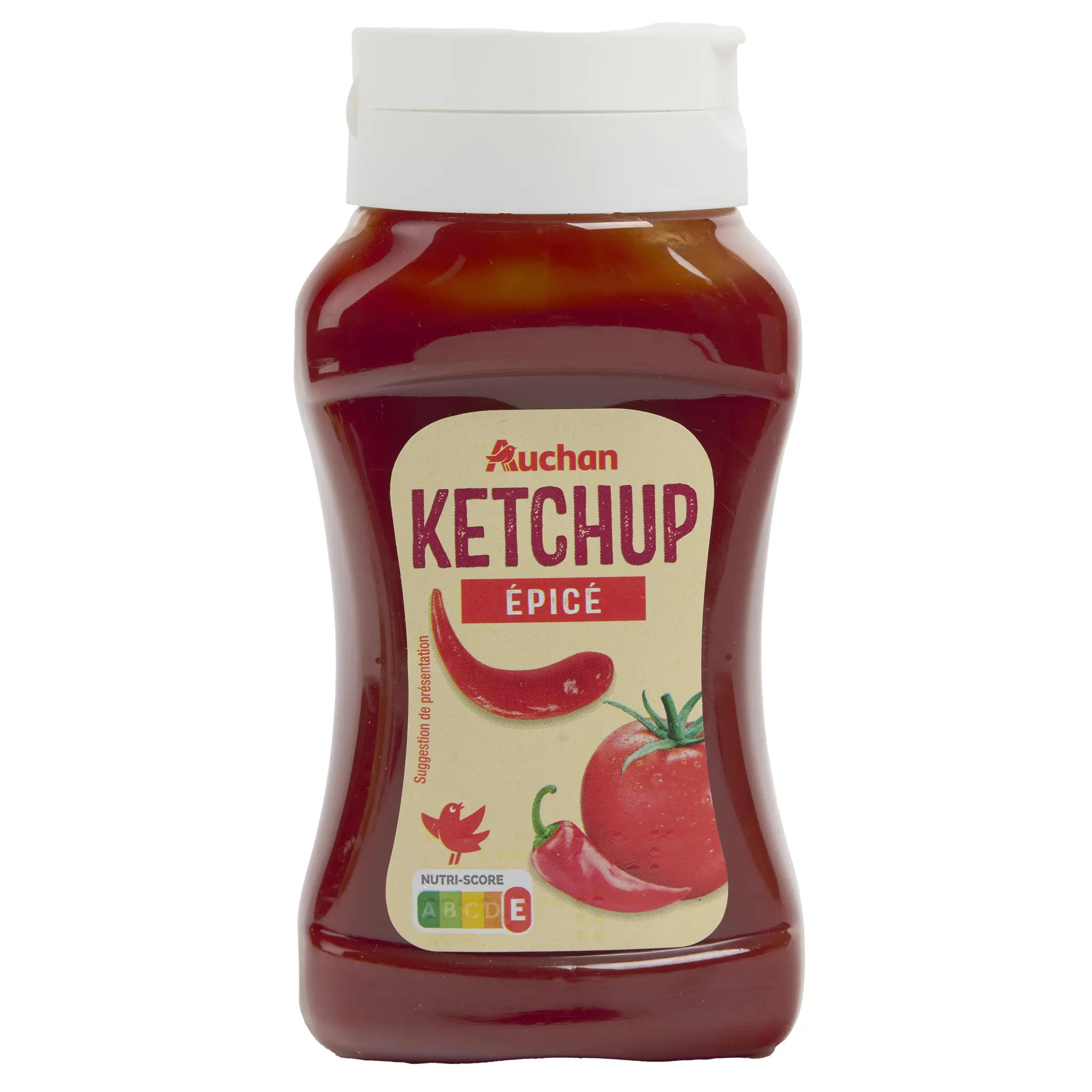 AUCHAN Ketchup épicé flacon souple