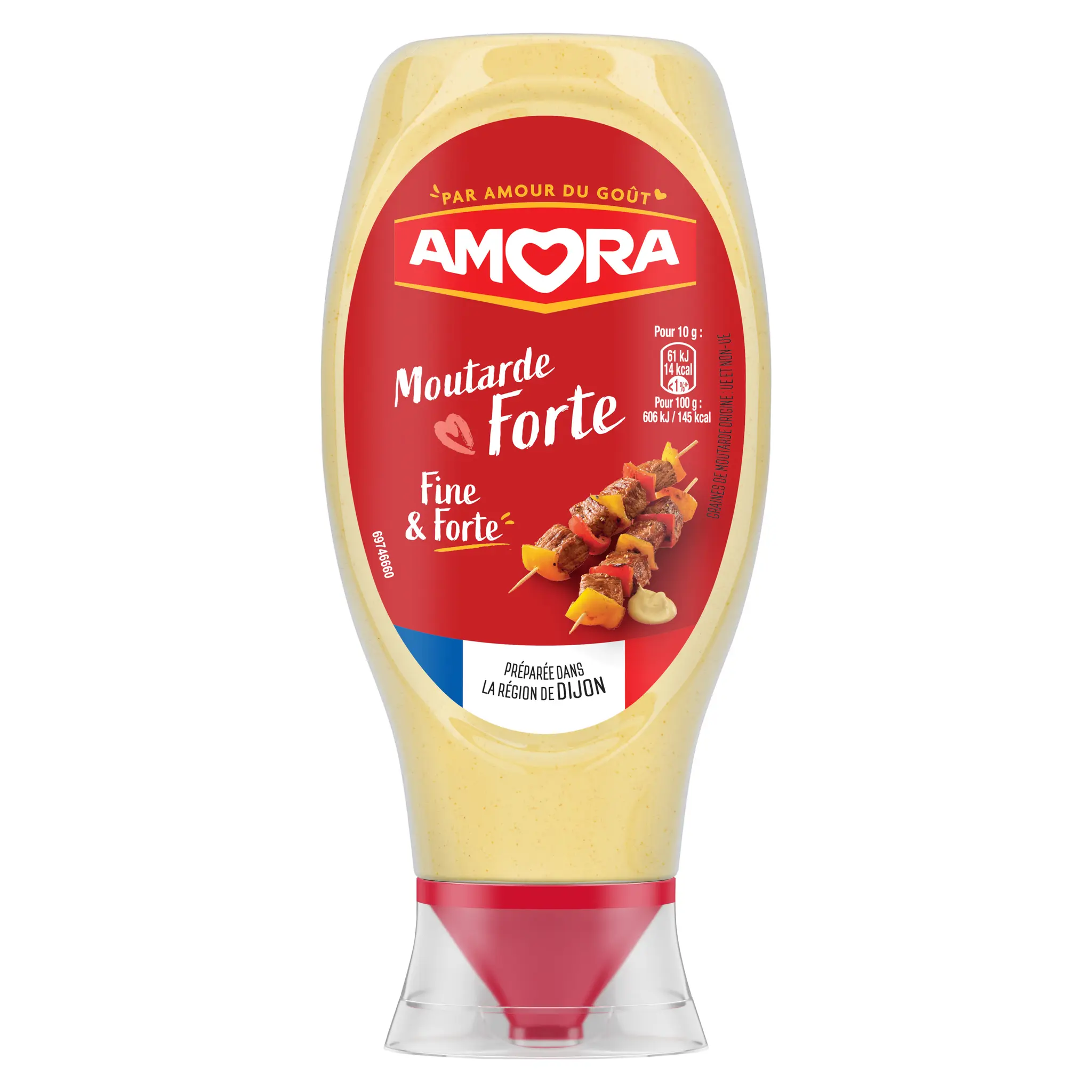 AMORA Moutarde fine et forte flacon souple