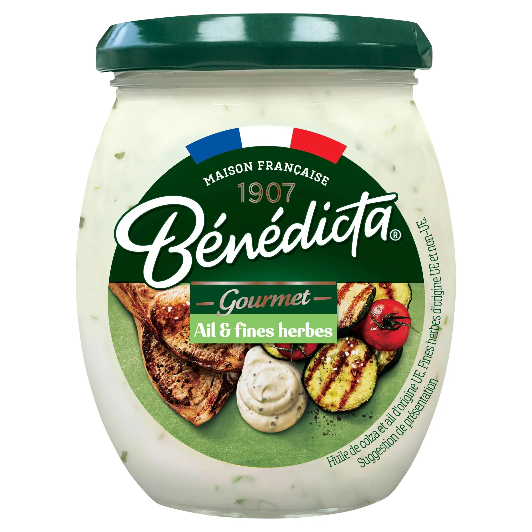 BENEDICTA Sauce ail et fines herbes pour viandes blanches