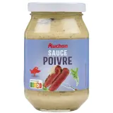 AUCHAN Sauce au poivre en bocal