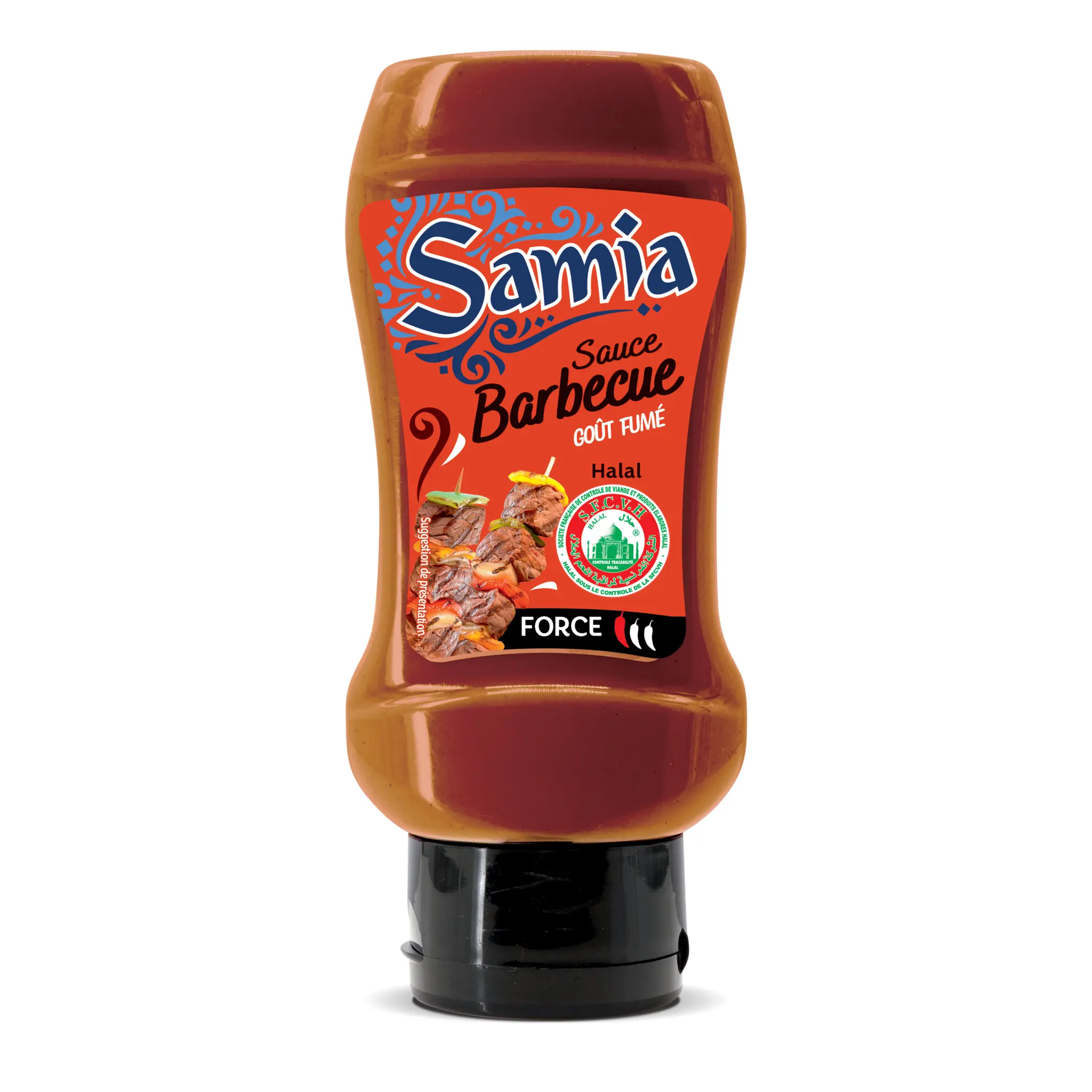 SAMIA Sauce barbecue halal flacon souple