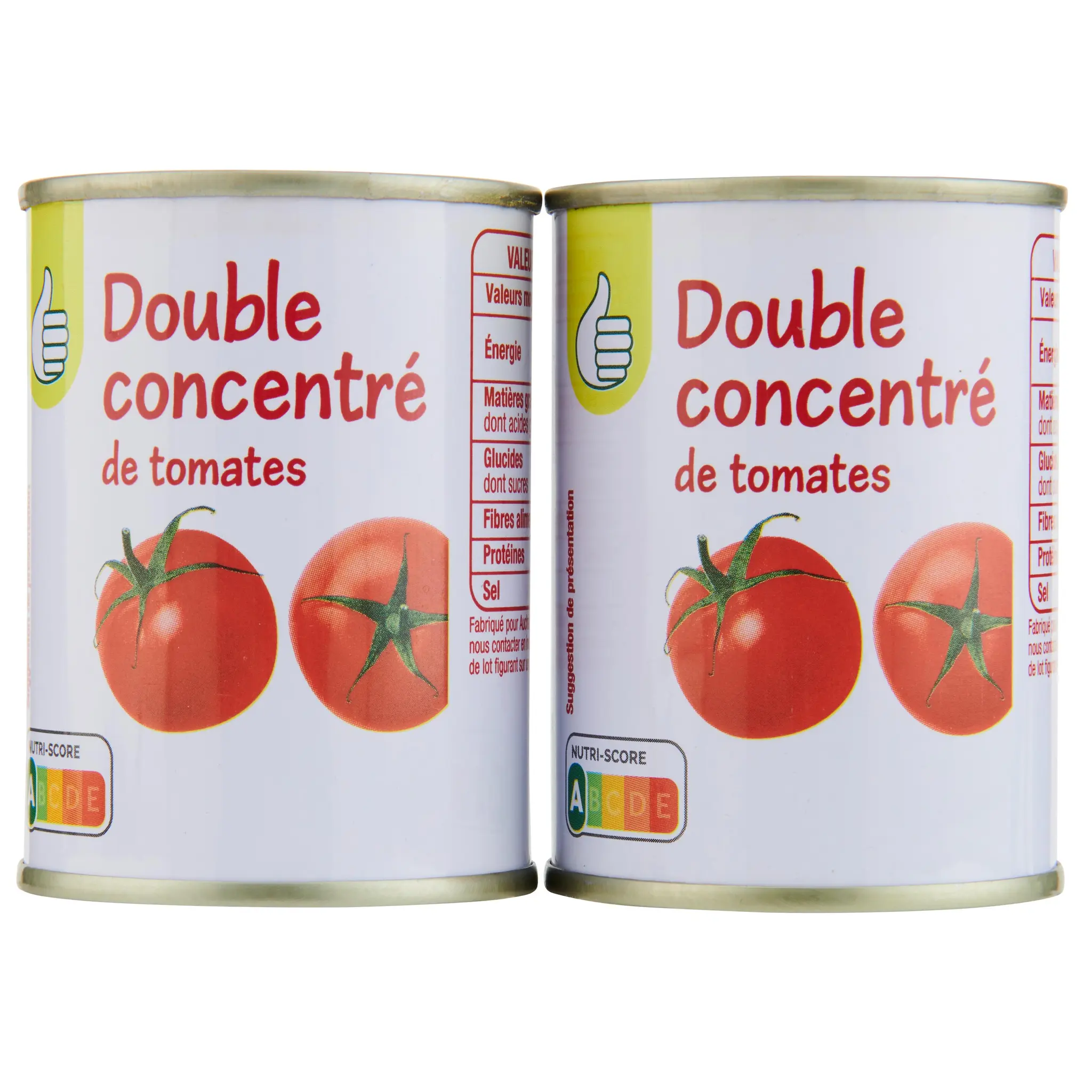 POUCE Double concentré de tomates