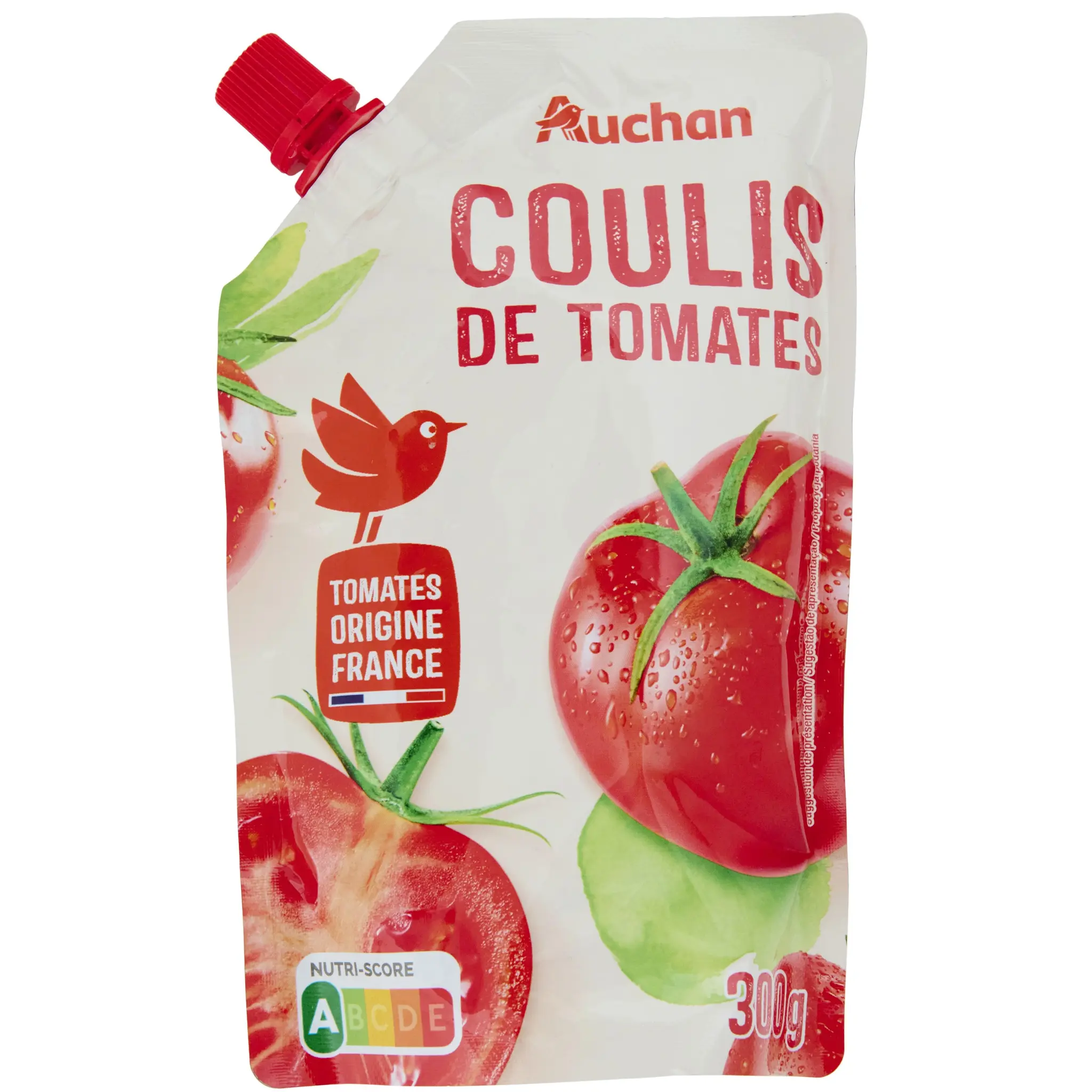 AUCHAN Coulis de tomates doypack