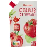 AUCHAN Coulis de tomates doypack