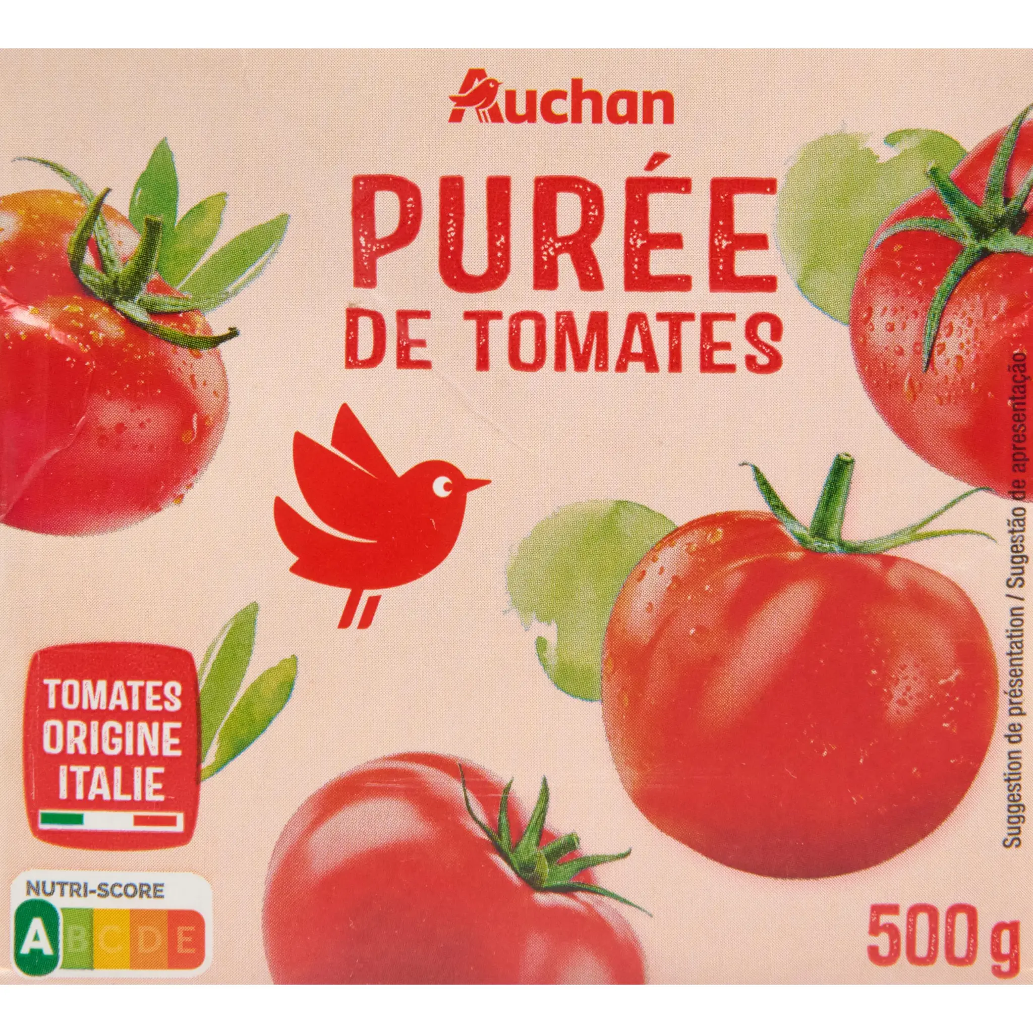 AUCHAN Purée de tomate