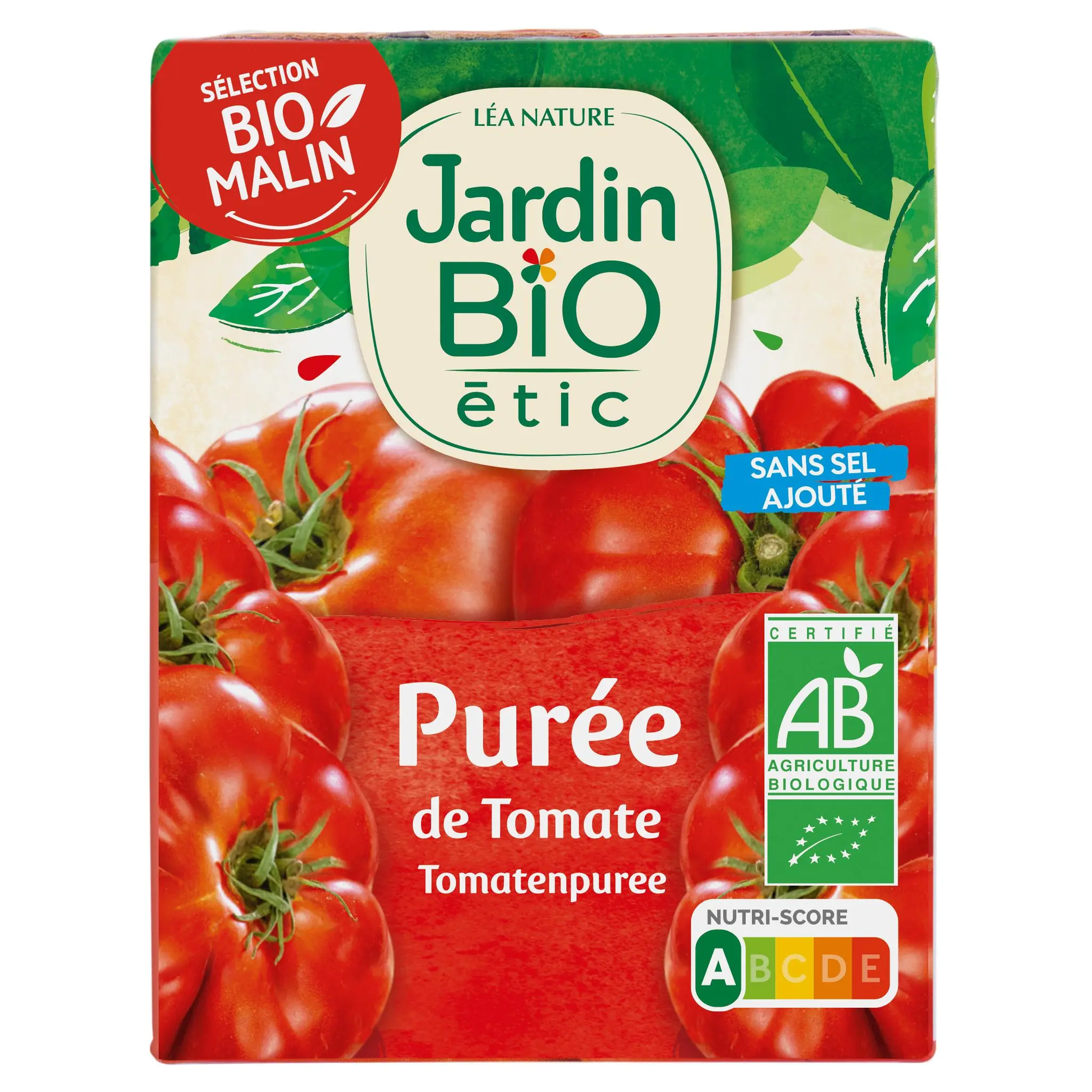 JARDIN BIO ETIC Purée de tomates en brique