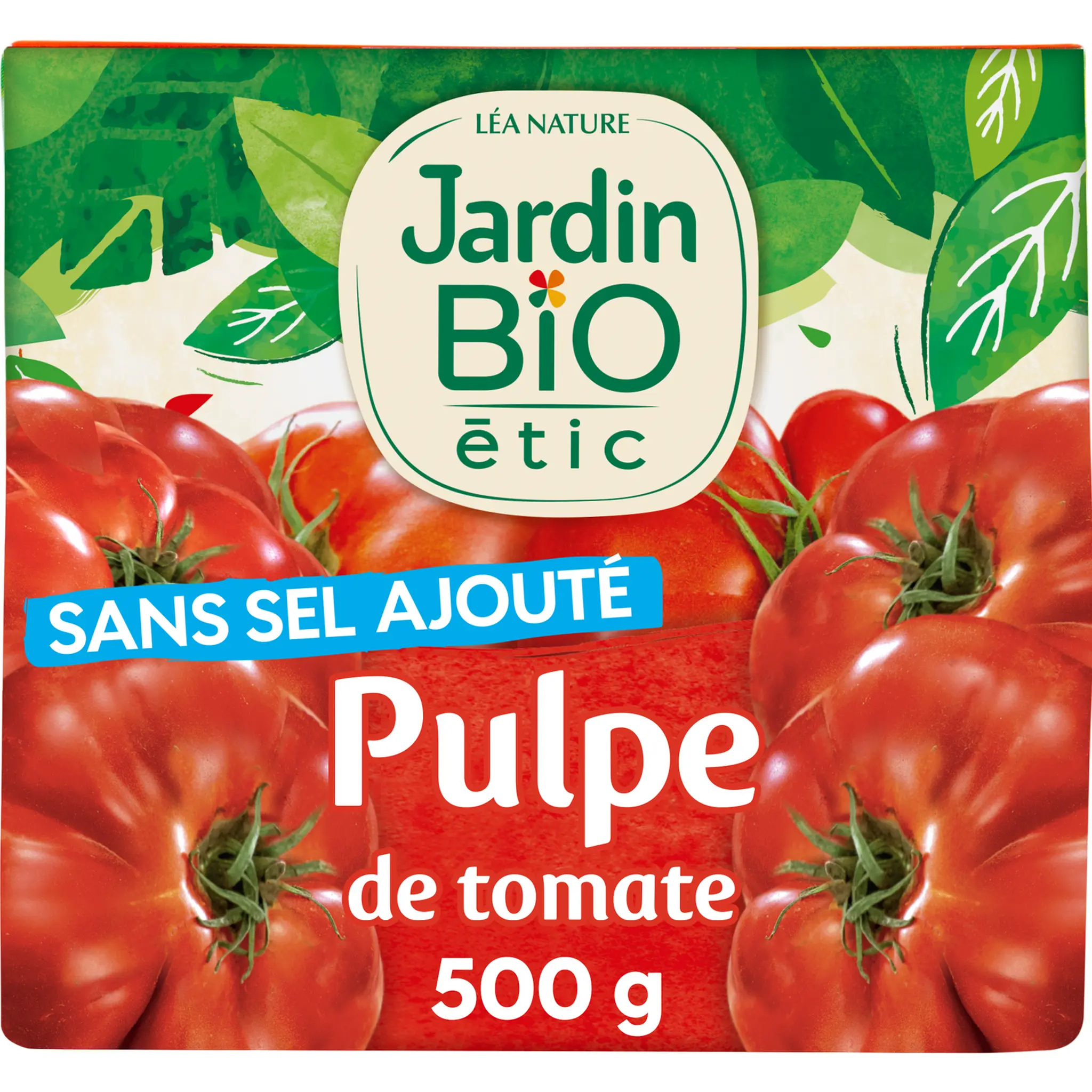 JARDIN BIO ETIC Pulpe de tomates sans sel ajouté, en brique