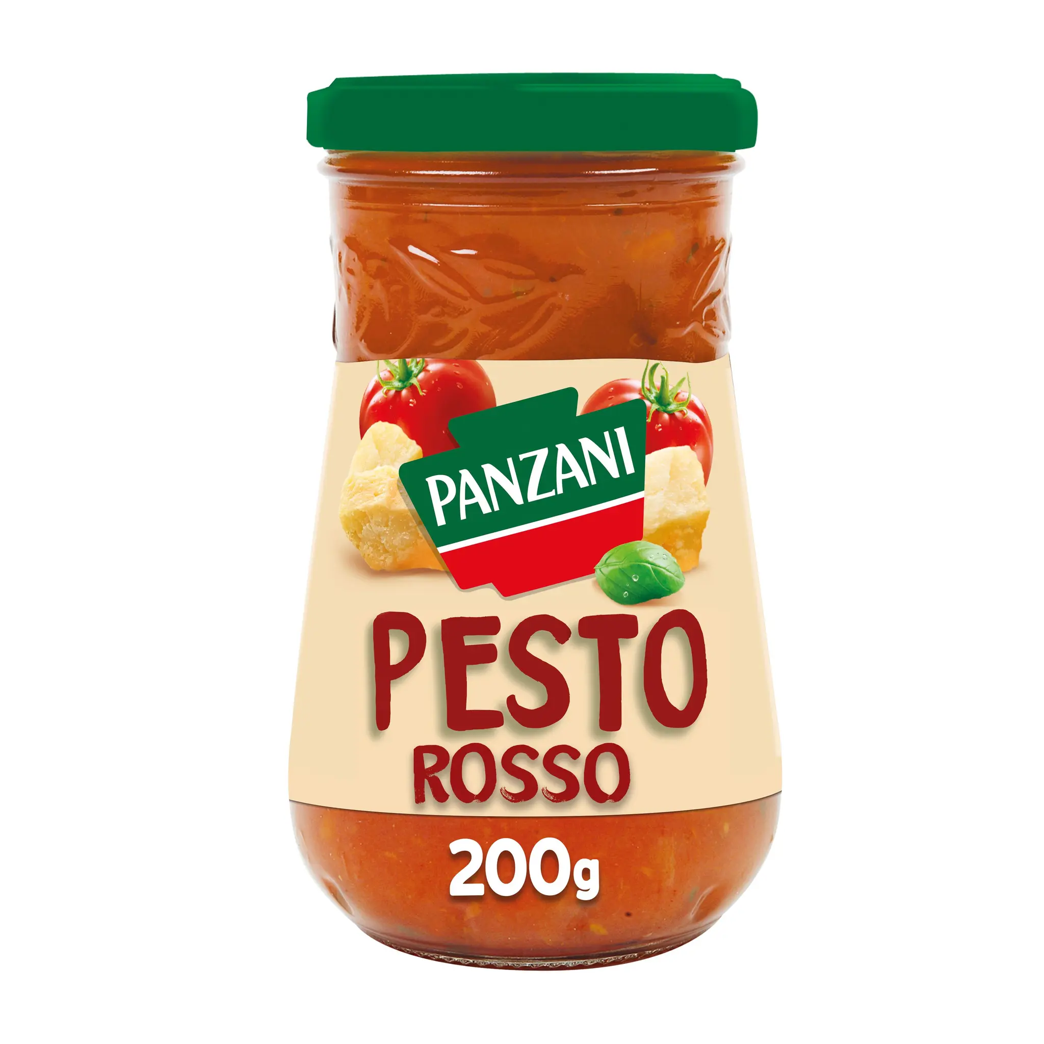 PANZANI Sauce pesto rouge tomates et basilic