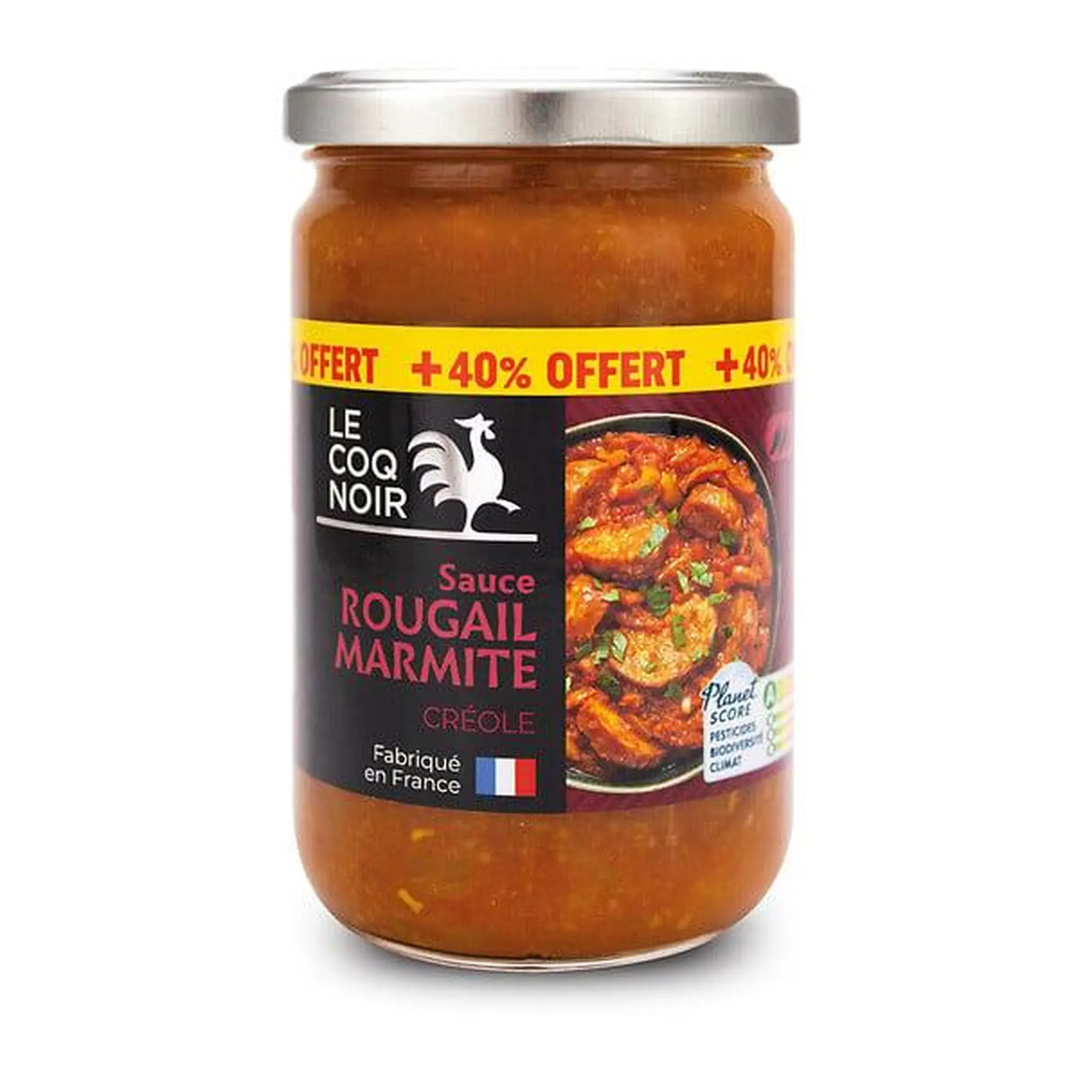 LE COQ NOIR Sauce rougail marmite bio