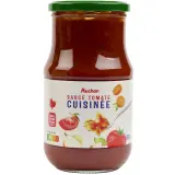 AUCHAN Sauce tomate cuisinée origine France en bocal