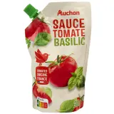 AUCHAN Sauce tomate basilic doypack