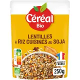 CÉRÉAL BIO Lentilles riz et soja sachet express