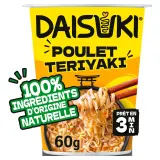 DAISUKI Cup nouilles saveur poulet teriyaki