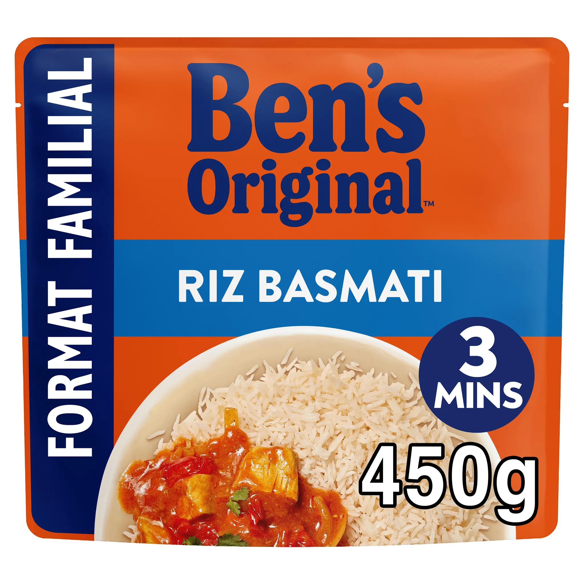 BEN'S ORIGINAL Riz basmati prêt en 3min sachet