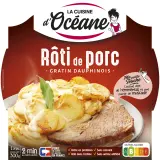 LA CUISINE D'OCEANE Rôti de porc et gratin dauphinois 2 min micro ondes