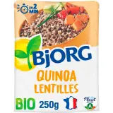 BJORG Quinoa lentilles bio sachet express